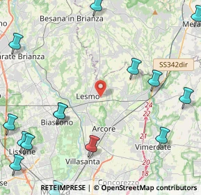 Mappa Viale Brianza, 20855 Lesmo MB, Italia (6.52563)
