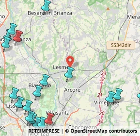 Mappa Viale Brianza, 20855 Lesmo MB, Italia (6.875)
