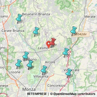 Mappa Viale Brianza, 20855 Lesmo MB, Italia (4.68273)