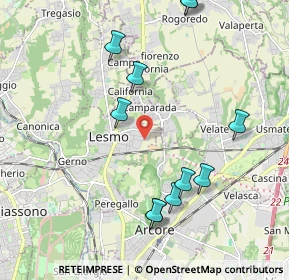 Mappa Viale Brianza, 20855 Lesmo MB, Italia (2.23364)