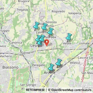 Mappa Viale Brianza, 20855 Lesmo MB, Italia (1.59545)