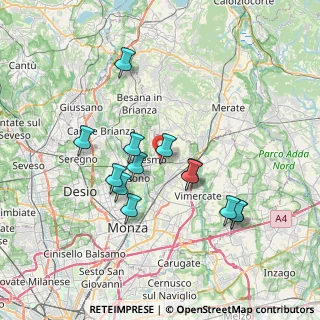 Mappa Viale Brianza, 20855 Lesmo MB, Italia (6.73462)