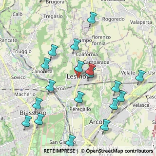 Mappa Via Morganti, 20855 Lesmo MB, Italia (2.5365)