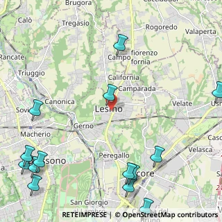 Mappa Via Morganti, 20855 Lesmo MB, Italia (3.30786)