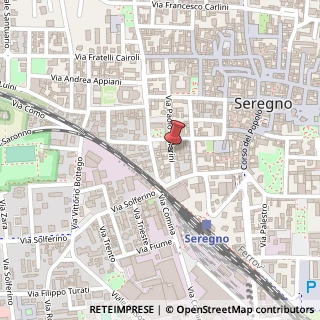 Mappa Via Ballerini, 66, 20831 Seregno, Monza e Brianza (Lombardia)