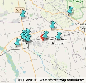 Mappa Via G.D'Annunzio, 35019 Tombolo PD, Italia (3.47077)