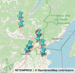 Mappa Via Colombaio, 25079 Vobarno BS, Italia (6.54636)