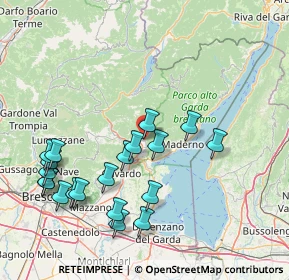 Mappa Via Colombaio, 25079 Vobarno BS, Italia (17.258)
