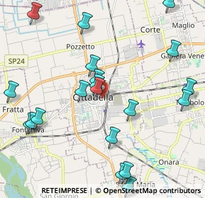 Mappa Via del Lavoro, 35013 Cittadella PD, Italia (2.442)