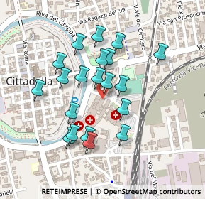 Mappa Via del Lavoro, 35013 Cittadella PD, Italia (0.1985)