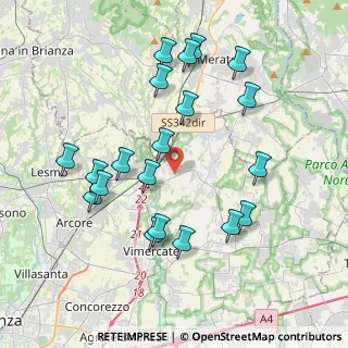 Mappa Via Santi Cornelio e Cipriano, 20866 Carnate MB, Italia (4.0125)