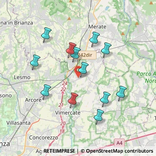 Mappa Via Santi Cornelio e Cipriano, 20866 Carnate MB, Italia (3.7425)