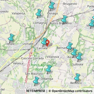 Mappa Via Santi Cornelio e Cipriano, 20866 Carnate MB, Italia (3.03231)