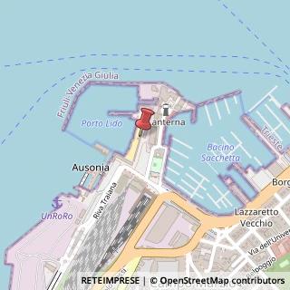 Mappa Molo fratelli bandiera, 2, 34123 Trieste, Trieste (Friuli-Venezia Giulia)