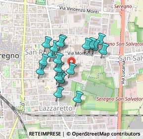 Mappa Via Monte Santo, 20831 Seregno MB, Italia (0.3405)