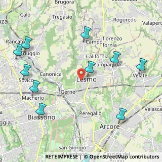 Mappa Via Veneto, 20855 Lesmo MB, Italia (2.79455)