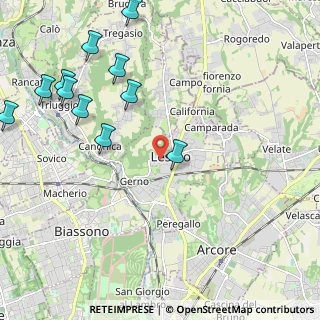 Mappa Via Veneto, 20855 Lesmo MB, Italia (2.65455)
