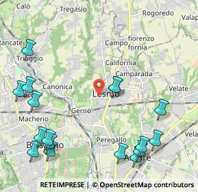 Mappa Via Veneto, 20855 Lesmo MB, Italia (2.73824)