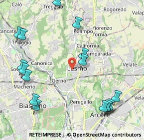 Mappa Via Veneto, 20855 Lesmo MB, Italia (2.63688)