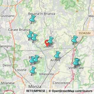Mappa Via Veneto, 20855 Lesmo MB, Italia (4.21)