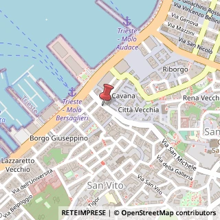 Mappa Via Felice Venezian, 5, 34124 Trieste, Trieste (Friuli-Venezia Giulia)