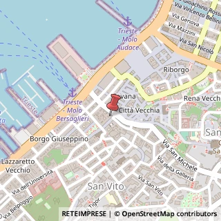 Mappa Via di Cavana, 11/a, 34123 Trieste, Trieste (Friuli-Venezia Giulia)