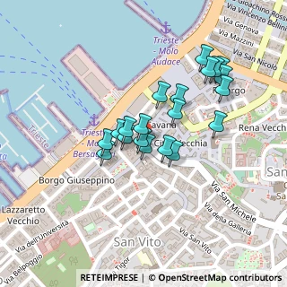 Mappa Via Felice Venezian, 34123 Trieste TS, Italia (0.183)