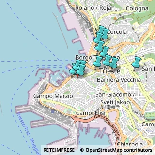 Mappa Via Felice Venezian, 34123 Trieste TS, Italia (0.71571)