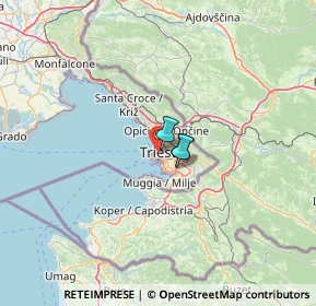 Mappa Via di Cavana, 34124 Trieste TS, Italia (57.24375)