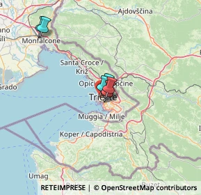 Mappa Via di Cavana, 34124 Trieste TS, Italia (21.21818)