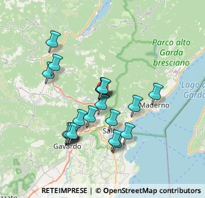 Mappa Via Ronchi, 25079 Vobarno BS, Italia (6.4855)