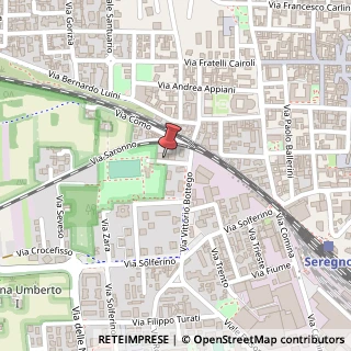 Mappa Via G. Casati, 8, 20831 Seregno, Monza e Brianza (Lombardia)