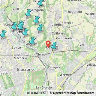 Mappa Via Lambro, 20855 Lesmo MB, Italia (2.60636)