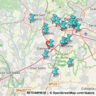 Mappa Via Monte Nevoso, 24044 Dalmine BG, Italia (4.081)