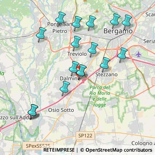 Mappa Via Monte Nevoso, 24044 Dalmine BG, Italia (4.35471)