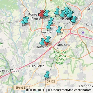 Mappa Via Monte Nevoso, 24044 Dalmine BG, Italia (4.942)