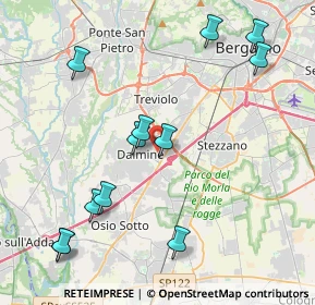 Mappa Via Monte Nevoso, 24044 Dalmine BG, Italia (4.6075)