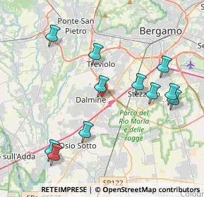 Mappa Via Monte Nevoso, 24044 Dalmine BG, Italia (4.18818)