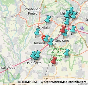 Mappa Via Monte Nevoso, 24044 Dalmine BG, Italia (3.90412)