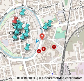 Mappa Via Riva dell'Ospedale, 35013 Cittadella PD, Italia (0.28)