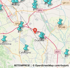Mappa Via Barcon, 36031 Dueville VI, Italia (6.4285)