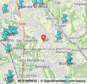 Mappa Via Vicinale Milano Storta 6 zona, 20845 Sovico MB, Italia (3.45111)