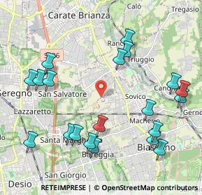 Mappa Via Vicinale Milano Storta 6 zona, 20845 Sovico MB, Italia (2.3905)