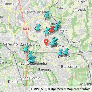 Mappa Via Vicinale Milano Storta 6 zona, 20845 Sovico MB, Italia (1.55533)