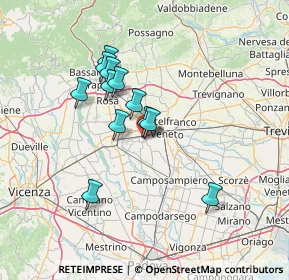 Mappa Vicolo Pier Fortunato Calvi, 35019 San Martino di Lupari PD, Italia (11.41333)