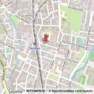 Mappa Via Fantoni Giovanni, 8, 20822 Seveso, Monza e Brianza (Lombardia)