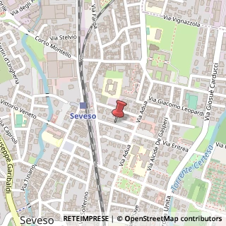 Mappa Via Luigi Maderna,  4, 20030 Seveso, Monza e Brianza (Lombardia)