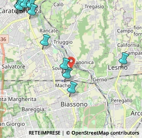 Mappa Strada Vicinale Vecchia delle Vallette, 20845 Sovico MB, Italia (3.37)