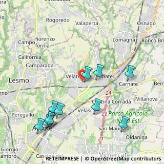 Mappa Via Anna Frank, 20865 Usmate Velate MB, Italia (2.35818)