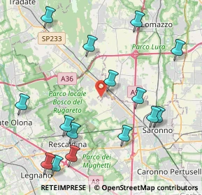 Mappa 22078 Cislago VA, Italia (4.92333)